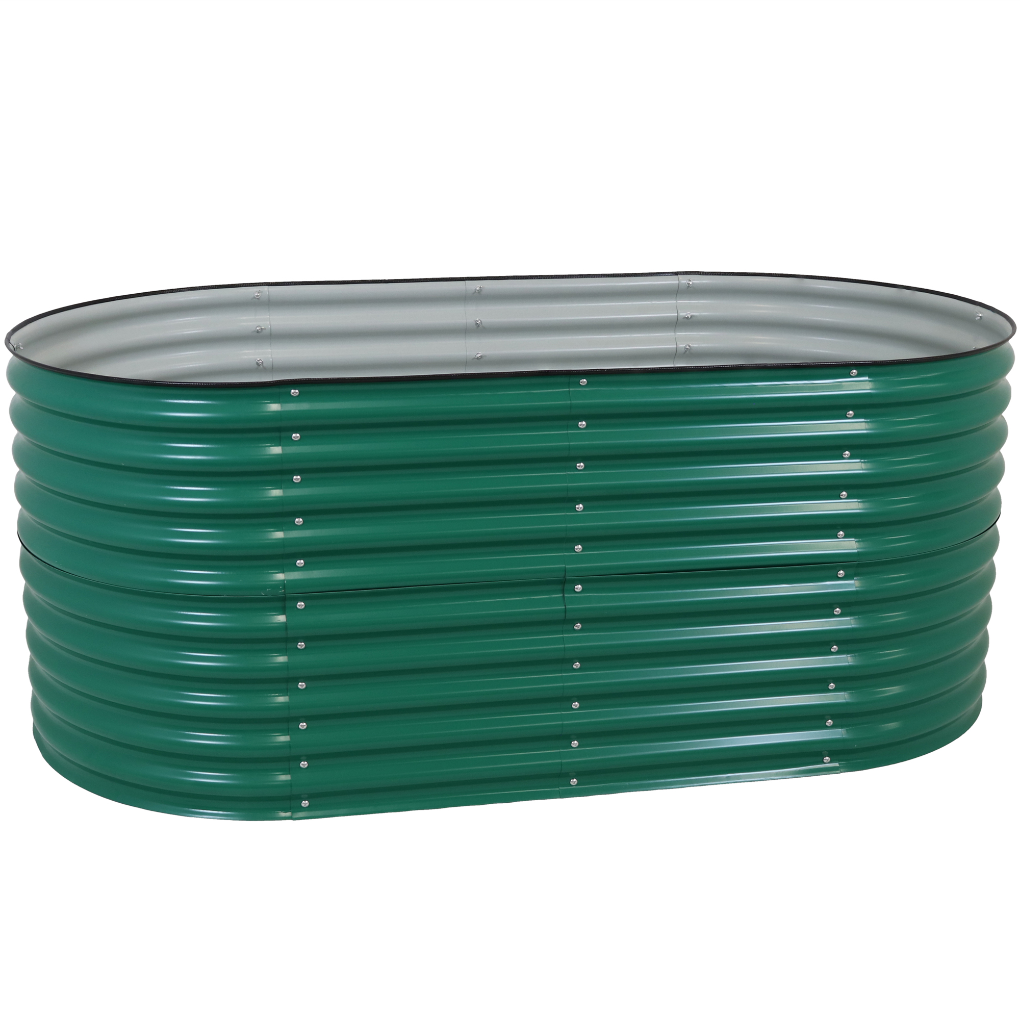 Sunnydaze Decor, Oval Stand-Up Raised Garden Bed, Material Steel, Model# HST-938